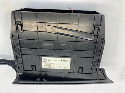 2007-2015 MINI COOPER DASH UPPER PANEL STORAGE BOX COMPARTMENT 9166599 BLACK OEM