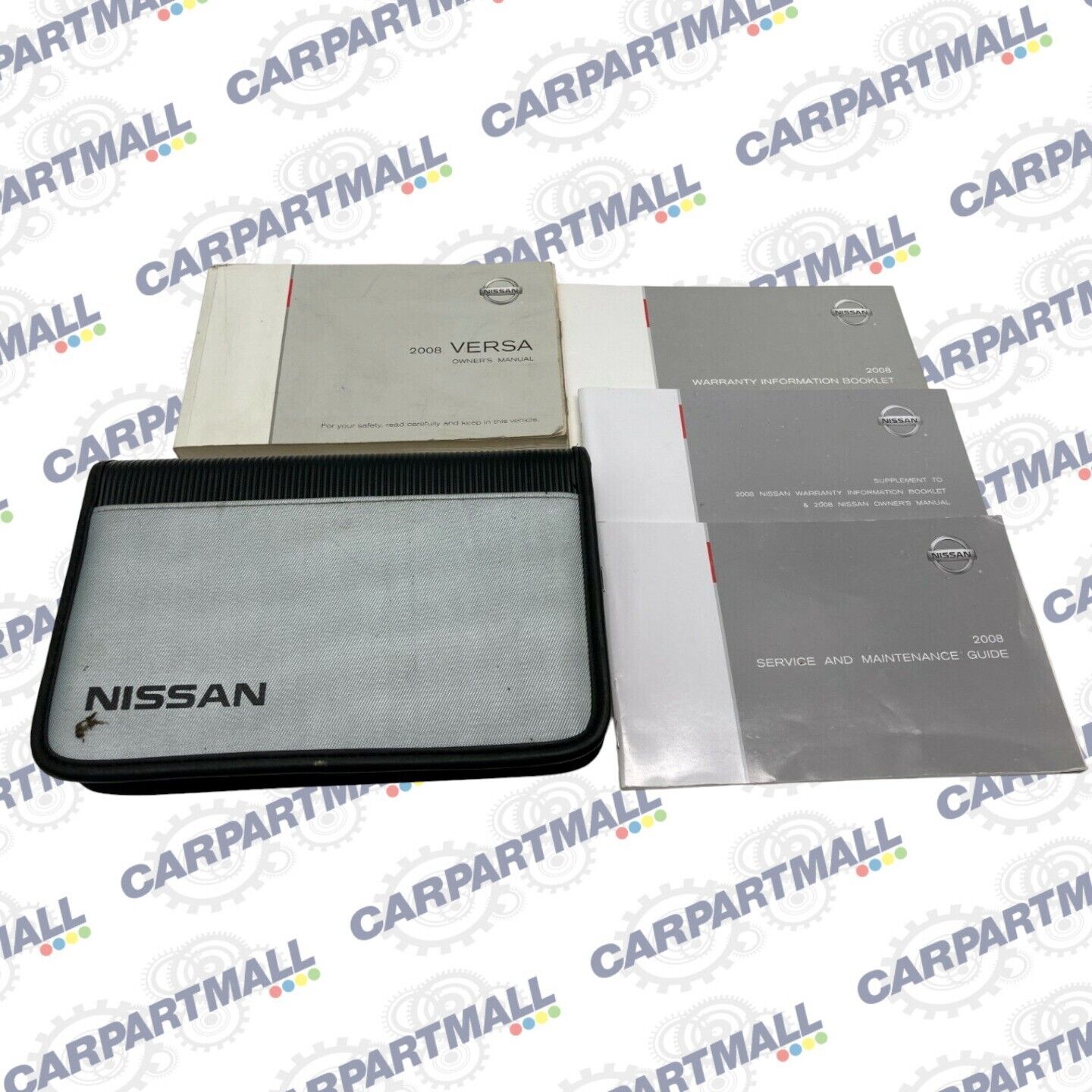 2008 08 Nissan Versa Owners Manual Guide Warranty Information w/ Case OEM