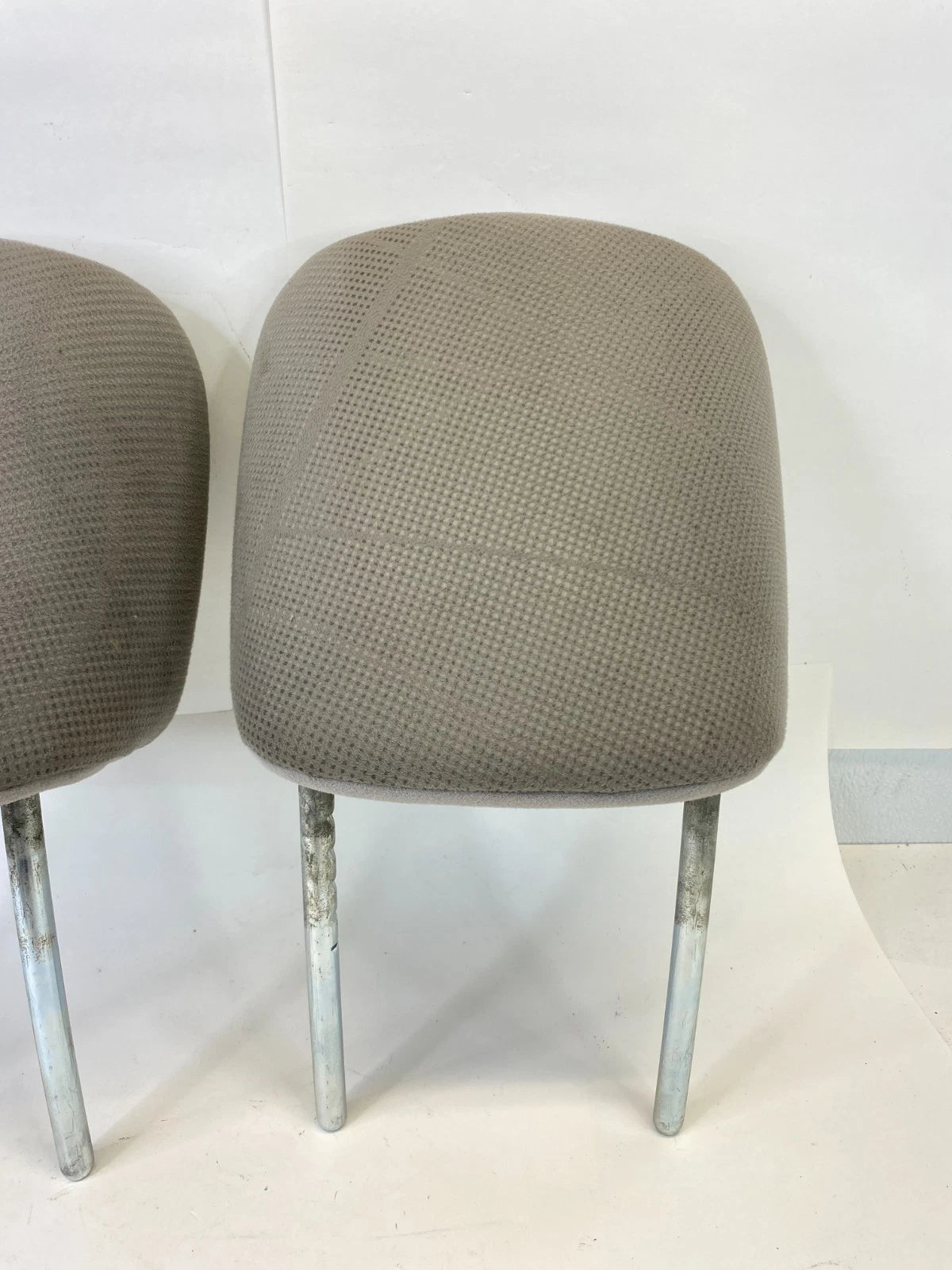 2012-2015 HONDA CIVIC SEDAN FRONT SEAT HEADREST SET OF 2 GRAY OEM