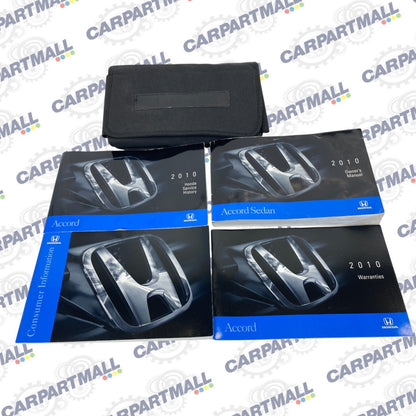 2010 Honda Accord Sedan Owners Manual Warranty Information Guide w/ Case OEM
