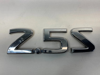 2007-2012 NISSAN ALTIMA SEDAN TAILGATE 2.5S EMBLEM BADGE LOGO NAMEPLATE CHROME