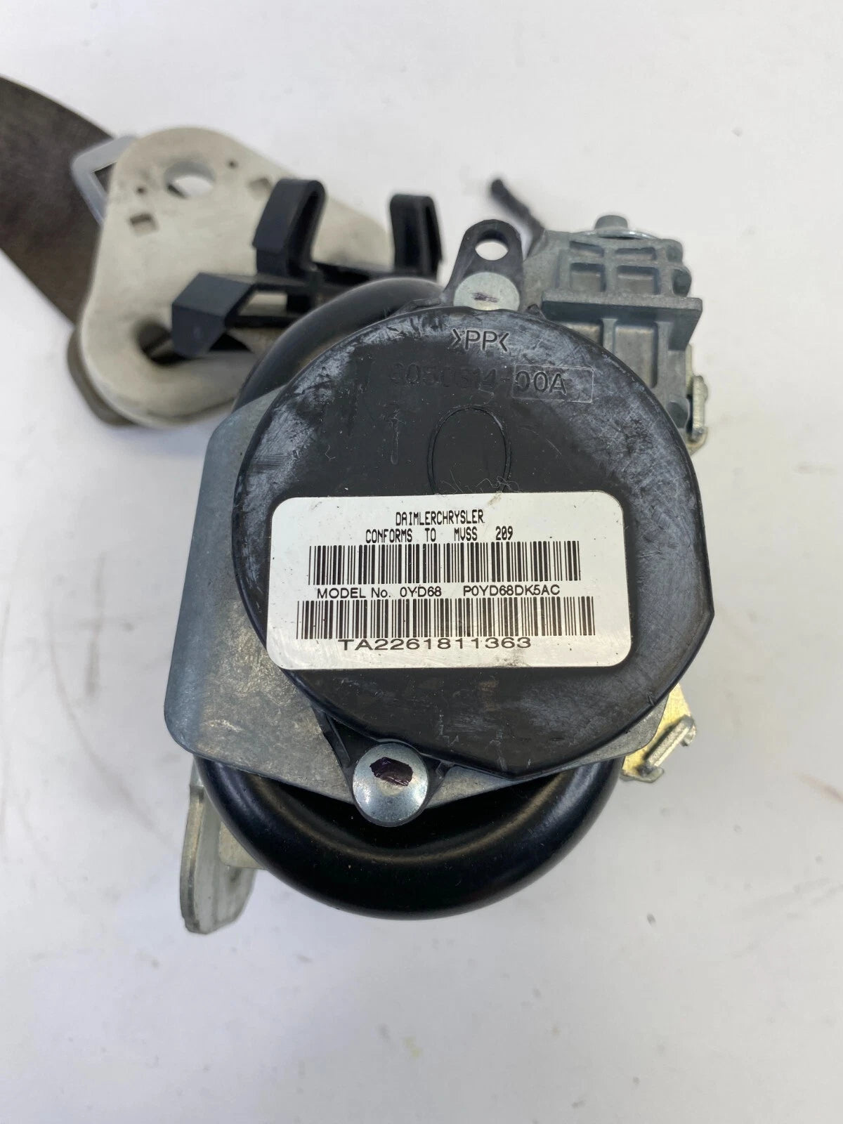 07-09 DODGE CALIBER FRONT RIGHT PASSENGER SIDE SEAT BELT RETRACTOR 603716400C