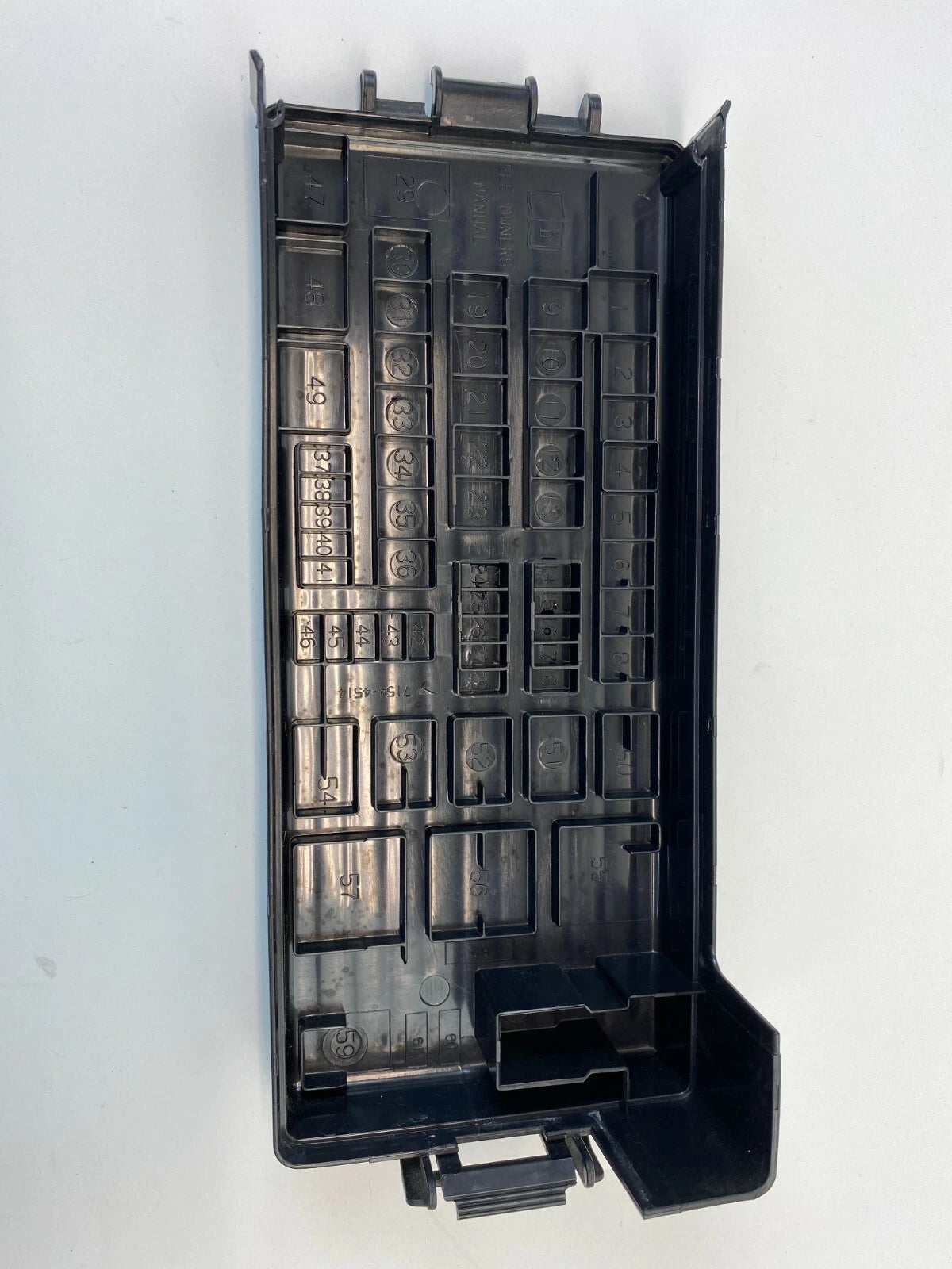 06-09 FORD FUSION 2.3L L4 ENGINE FUSE BOX RELAY BLOCK COVER TRIM PANEL 7154-4514
