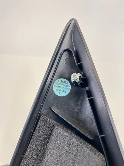 2007-2012 Hyundai Santa Fe Front Right Door Corner Cover w/ Tweeter 87660-0W020