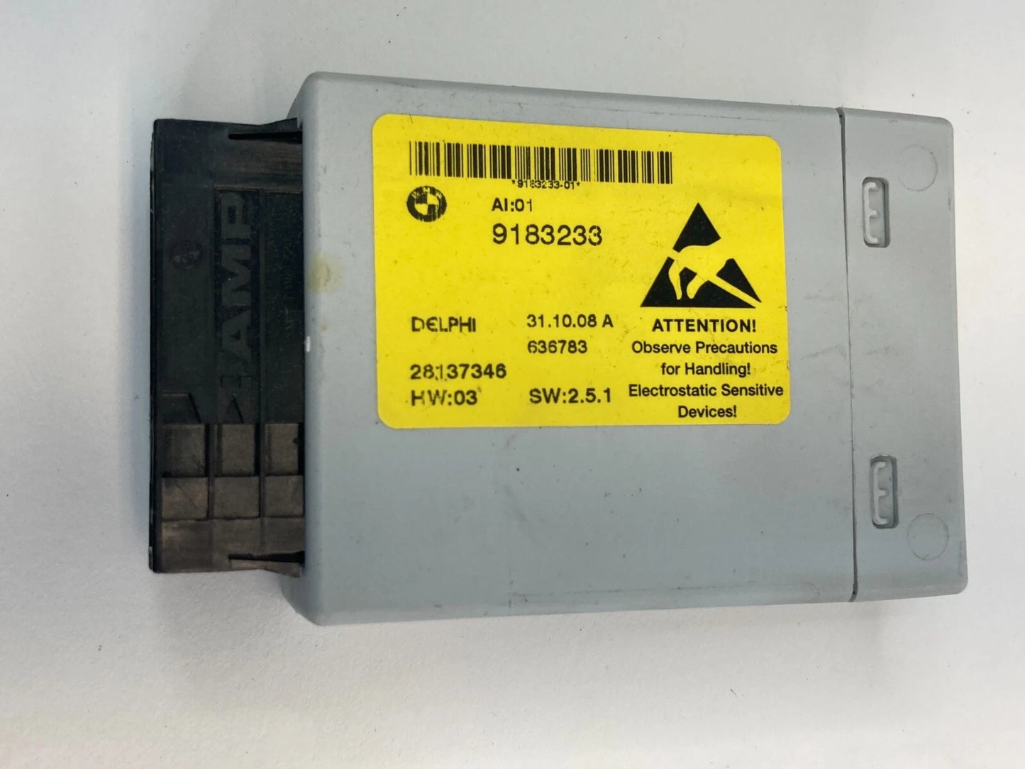 2009 2010 BMW 535I XDRIVE CENTER CONSOLE SWITCH CONTROL MODULE UNIT 9183233 OEM