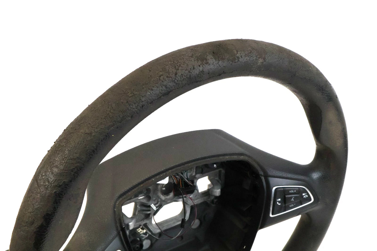2015-2018 FORD FOCUS DRIVER STEERING WHEEL ASSY W/ MULTIFUNCTIONAL CONTROLS OEM