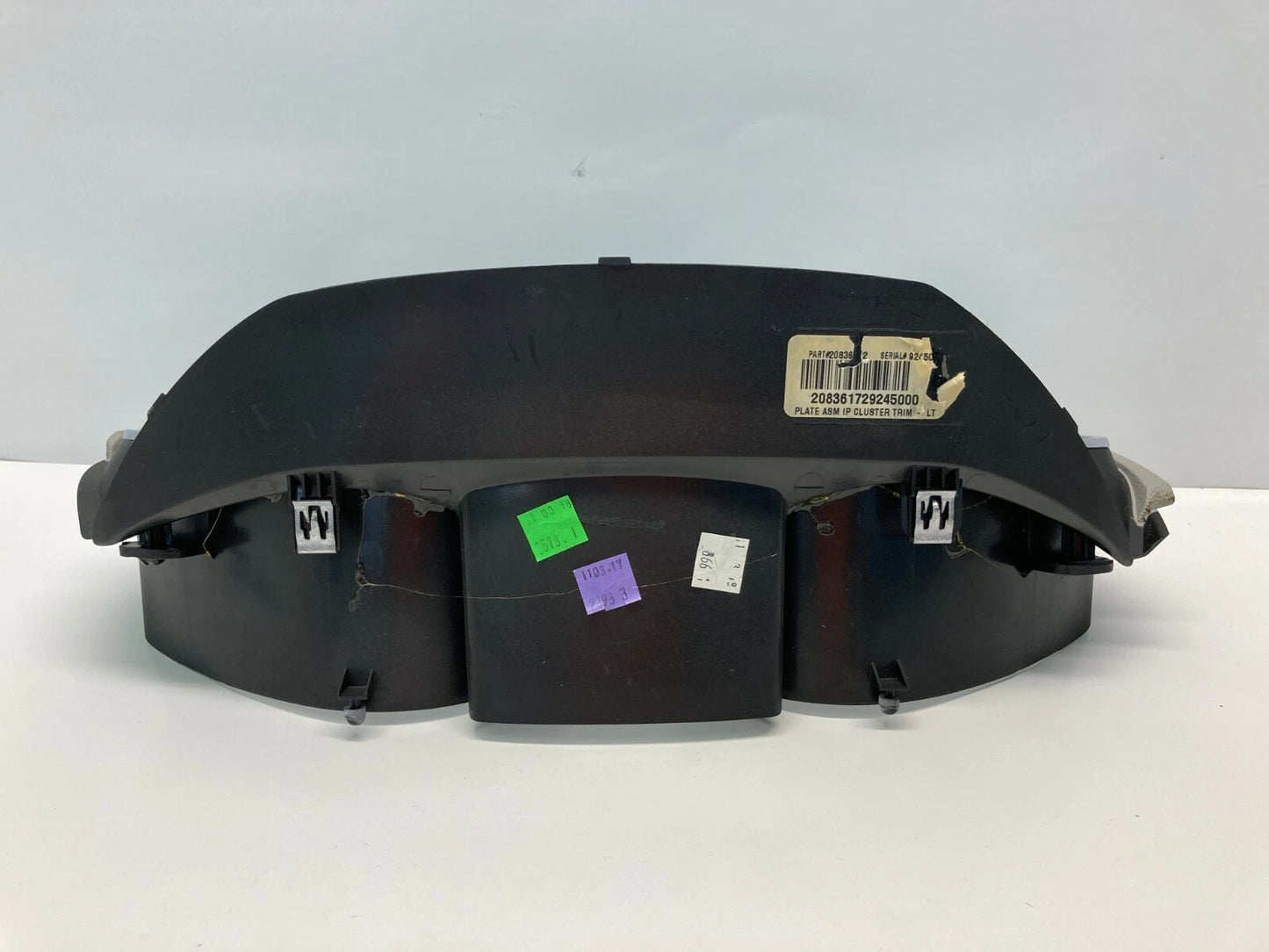 2009-2012 CHEVROLET TRAVERSE DASH SPEEDOMETER CLUSTER BEZEL TRIM 20836172 OEM