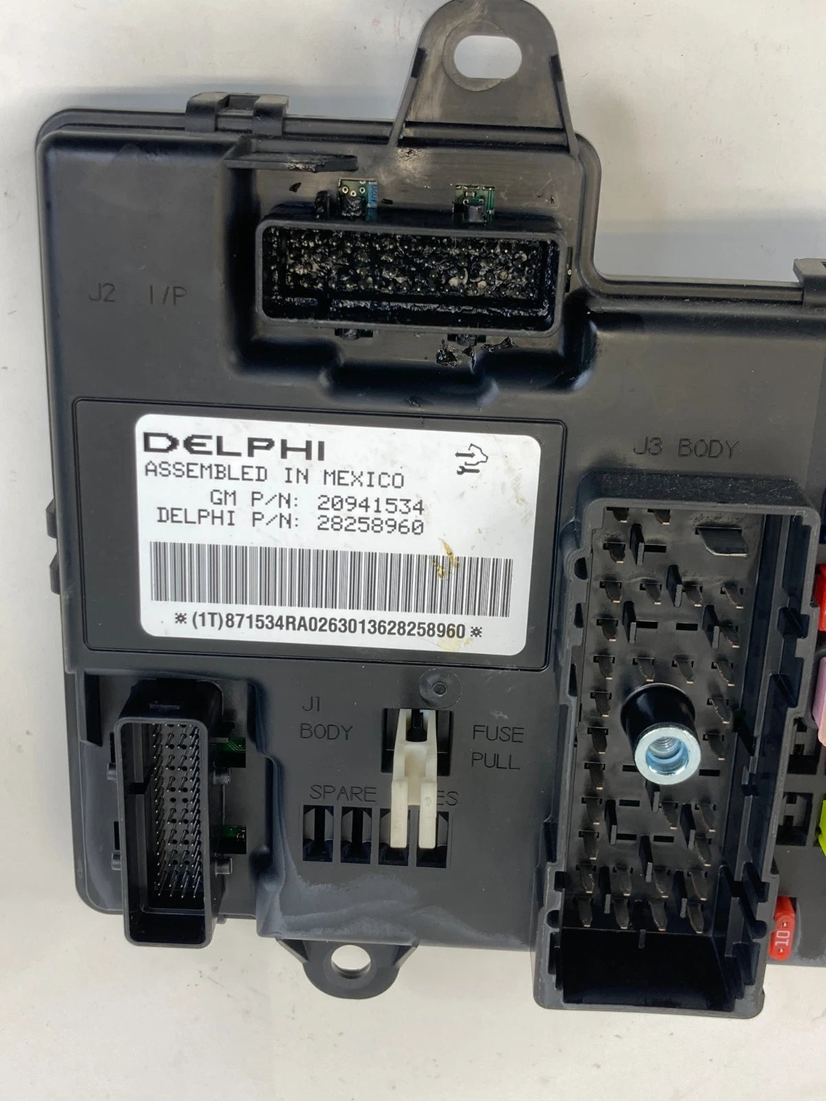 11 12 CHEVY MALIBU BODY CONTROL MODULE BCM INTERIOR FUSE RELAY BOX 20941534 OEM