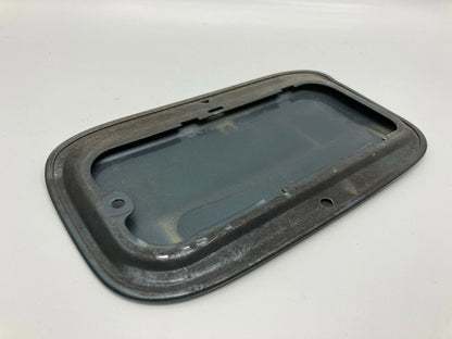 02-05 BMW 745I 745LI FUEL FILLER GAS TANK DOOR LID COVER TITANIUM GRAY METALLIC