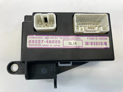 2006-2008 LEXUS RX400H MULTIPLEX TELESCOPIC CONTROL MODULE 89227-48020 OEM