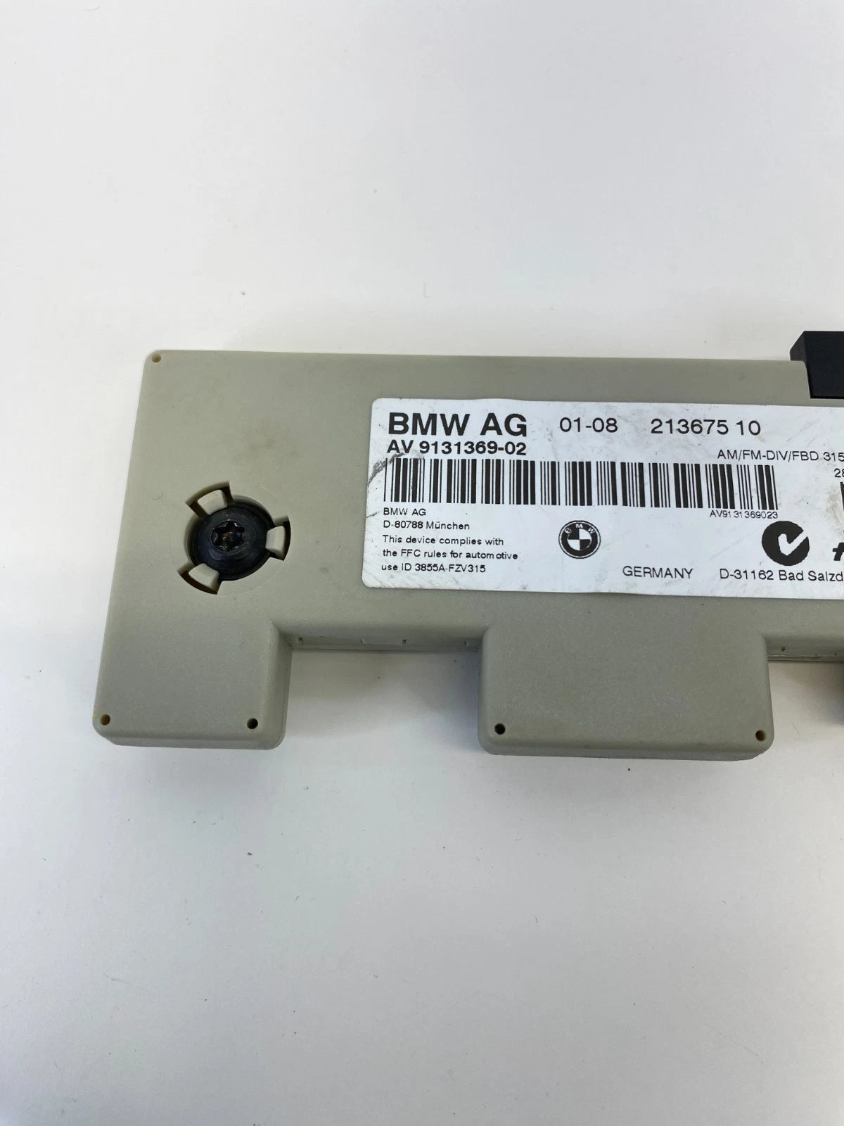 07 08 BMW 328XI 07-13 328I ANTENNA AMPLIFIER CONTROL MODULE UNIT 21367510 OEM