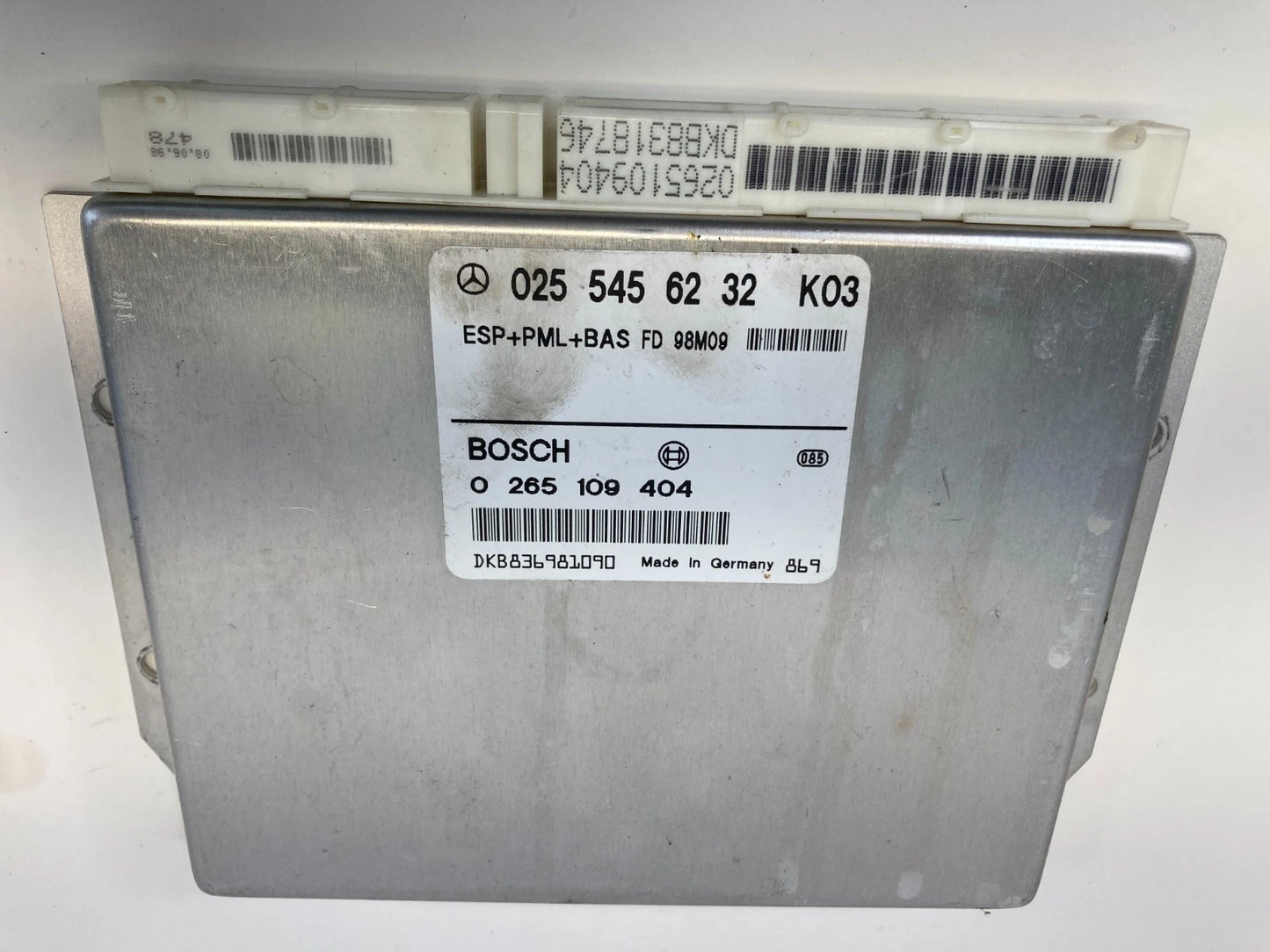 1998-2002 MERCEDES-BENZ E430 ABS ANTI LOCK BRAKE CONTROL MODULE 025-545-62-32