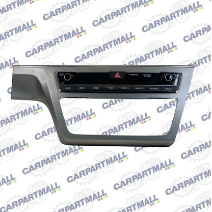 2015-2017 HYUNDAI SONATA CENTER DASH RADIO AUDIO CONTROL HAZARD PANEL BEZEL OEM