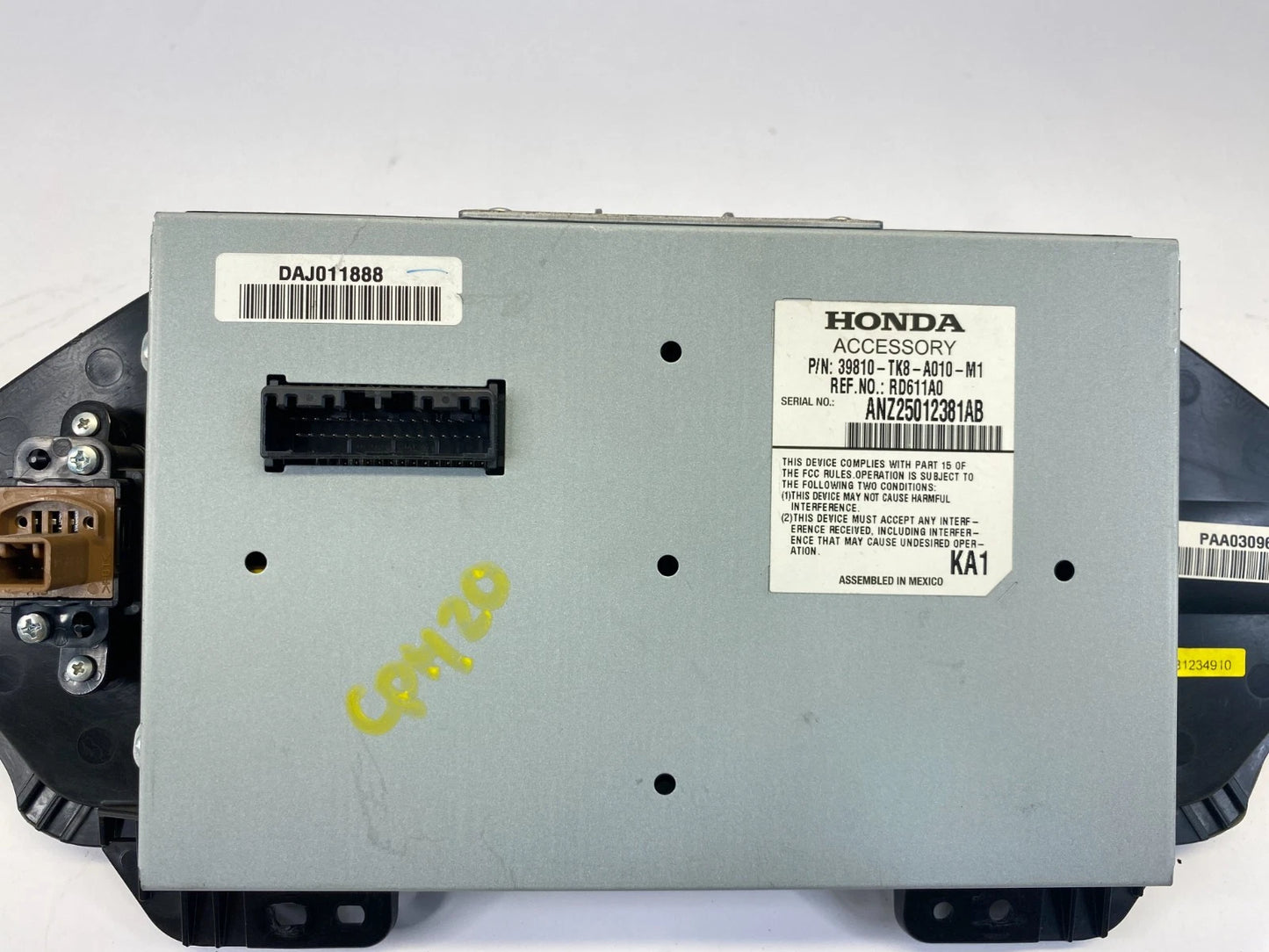 2011-2013 HONDA ODYSSEY DASH INFO NAVIGATION DISPLAY SCREEN OEM 39810-TK8-A010M1