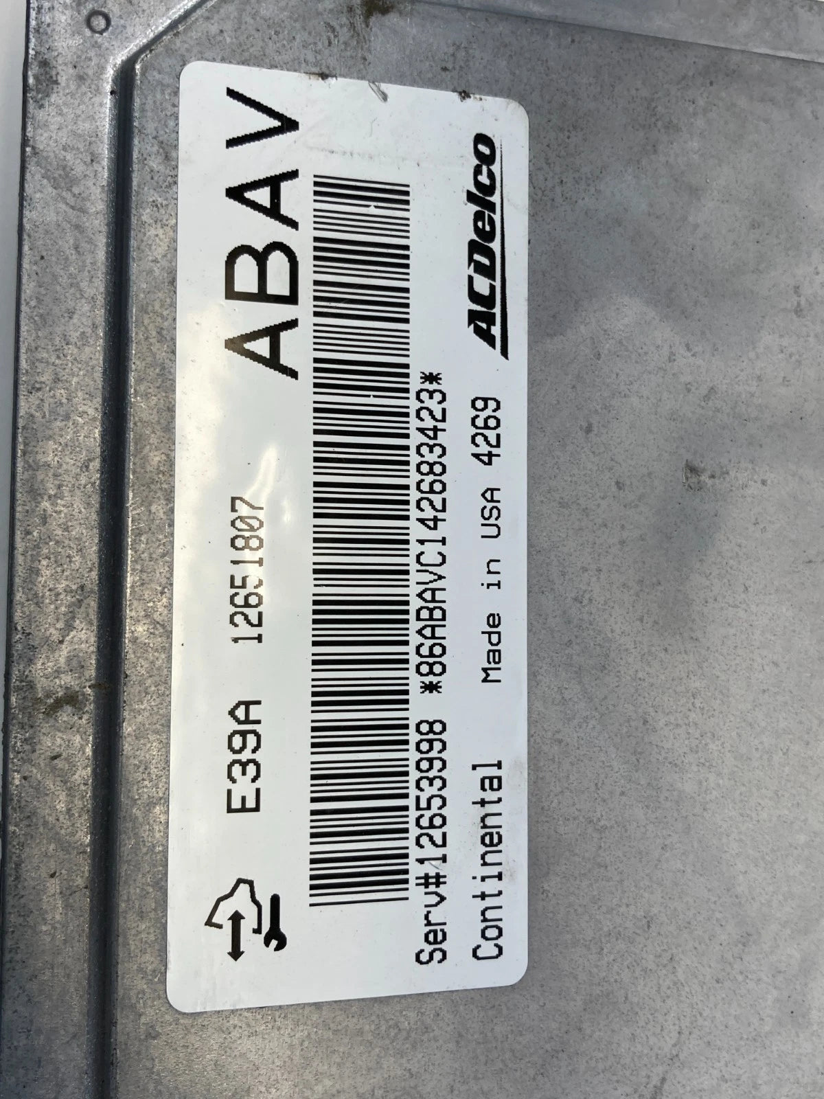 2013-2016 Chevrolet Equinox 2.4L A/T Engine Computer Control Module ECM ECU PCM