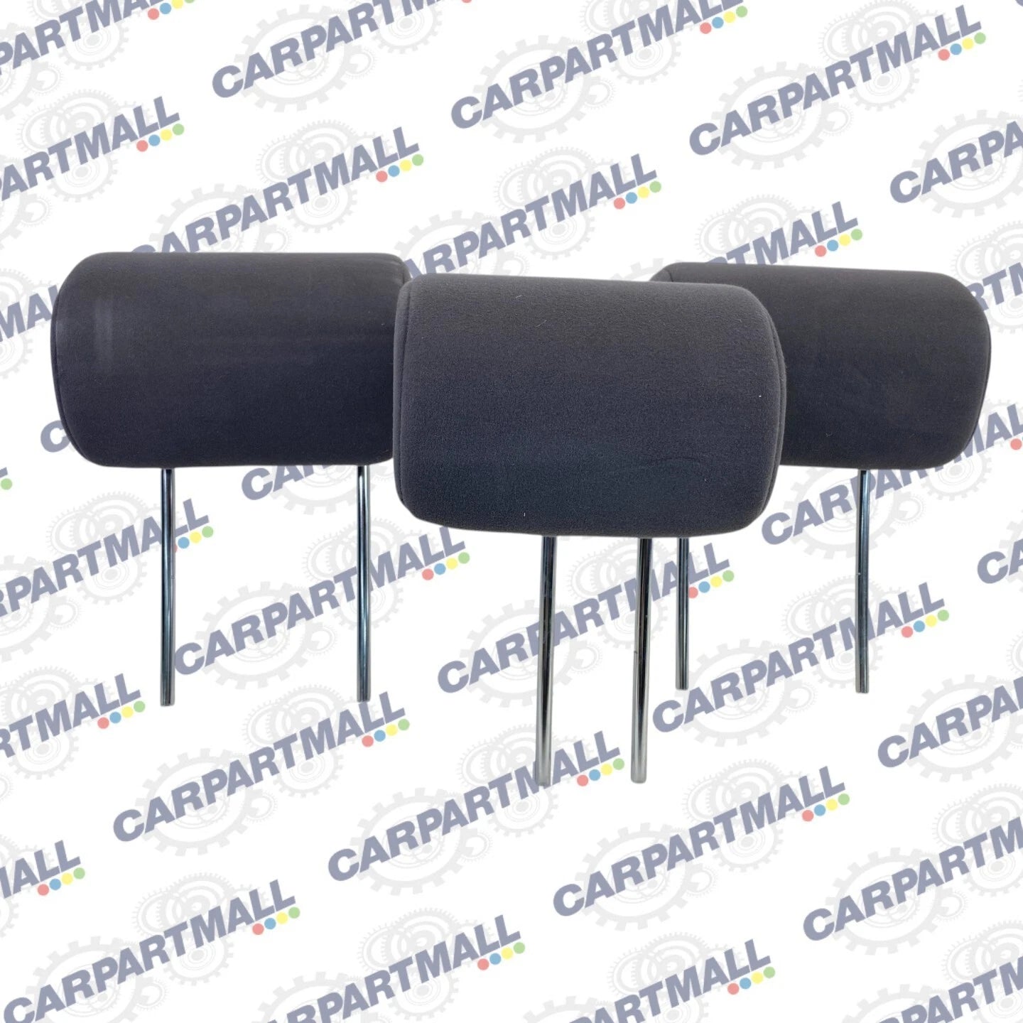 09 10 SET OF 3 HONDA FIT REAR LEFT & RIGHT & MIDDLE SEAT HEADREST CLOTH OEM