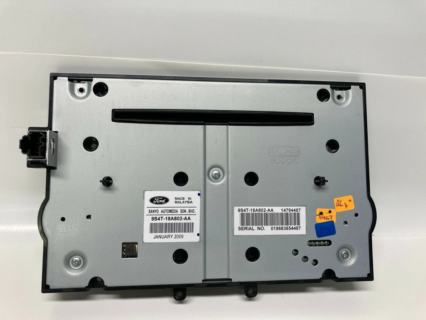 2009-2011 FORD FOCUS AUDIO RADIO CONTROL PANEL FACE PLATE 9S4T-18A802-AA OEM