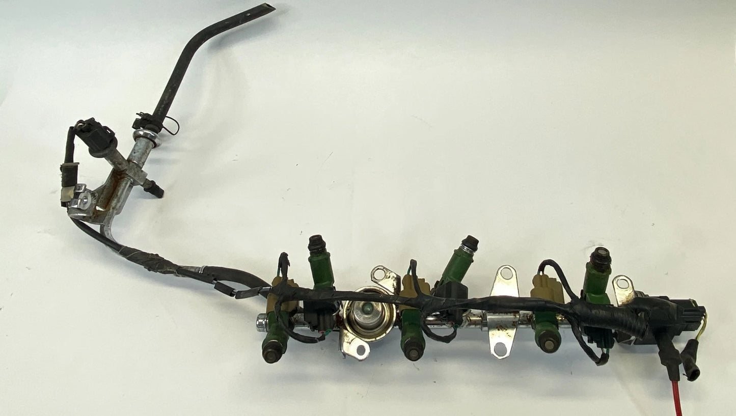 2003-2005 JAGUAR S-TYPE SEDAN 3.0L GAS FUEL RAIL LINE ASSEMBLY 2R8E-AC OEM