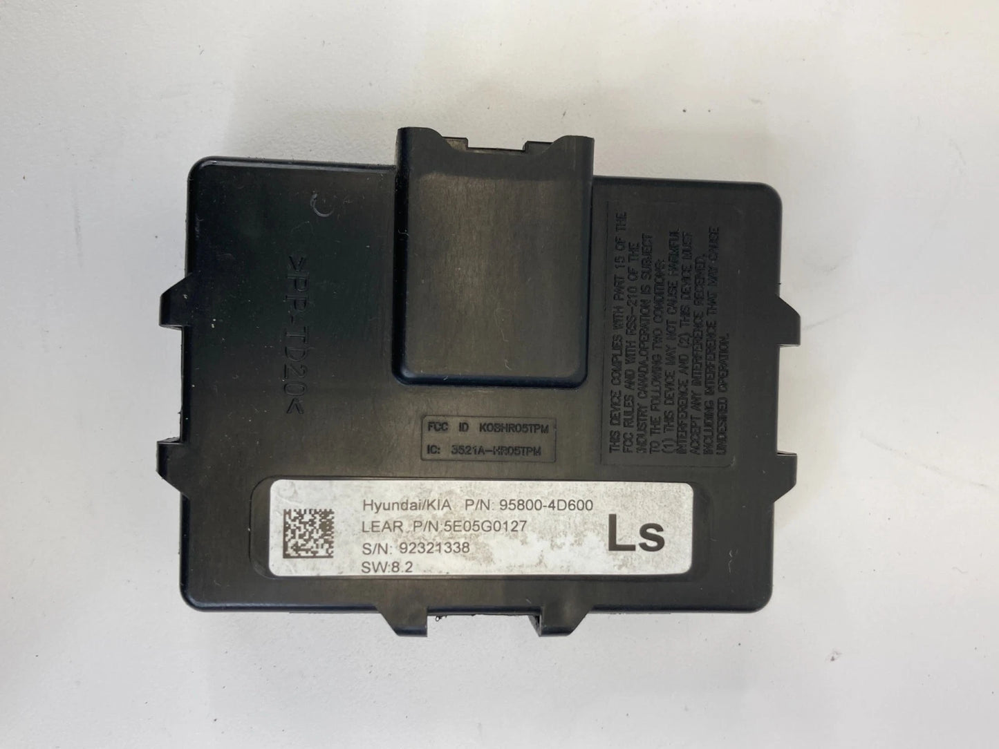 2008-2010 HYUNDAI ELANTRA TPMS TIRE PRESSURE MONITORING CONTROL MODULE UNIT