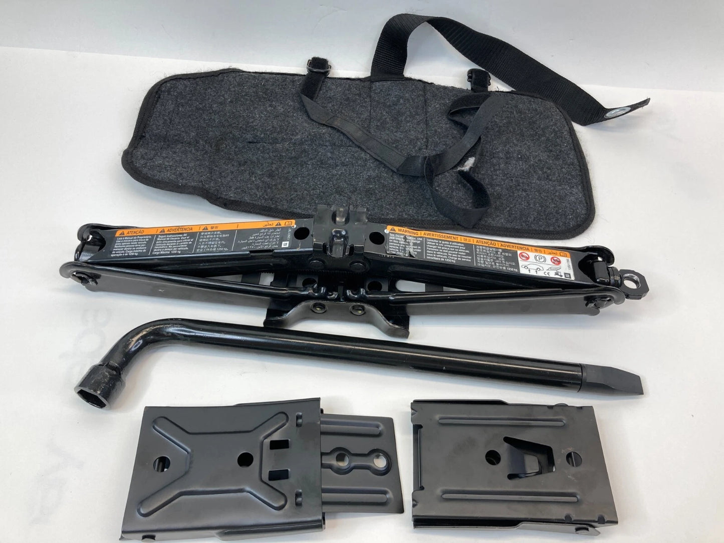 11-15 CHEVROLET CRUZE VOLT SCISSOR JACK SPARE TIRE TOOL KIT WRENCH 13501786 OEM