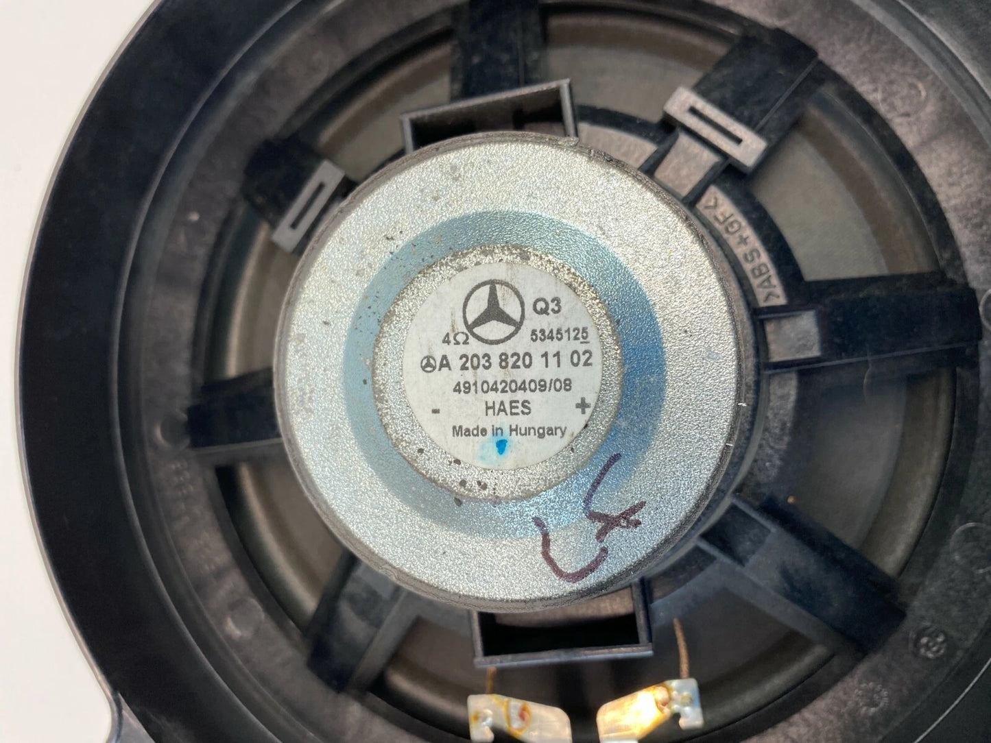 2001-2007 MERCEDES BENZ C280 FRONT LEFT DRIVER SIDE DOOR SPEAKER A2038201102 OEM