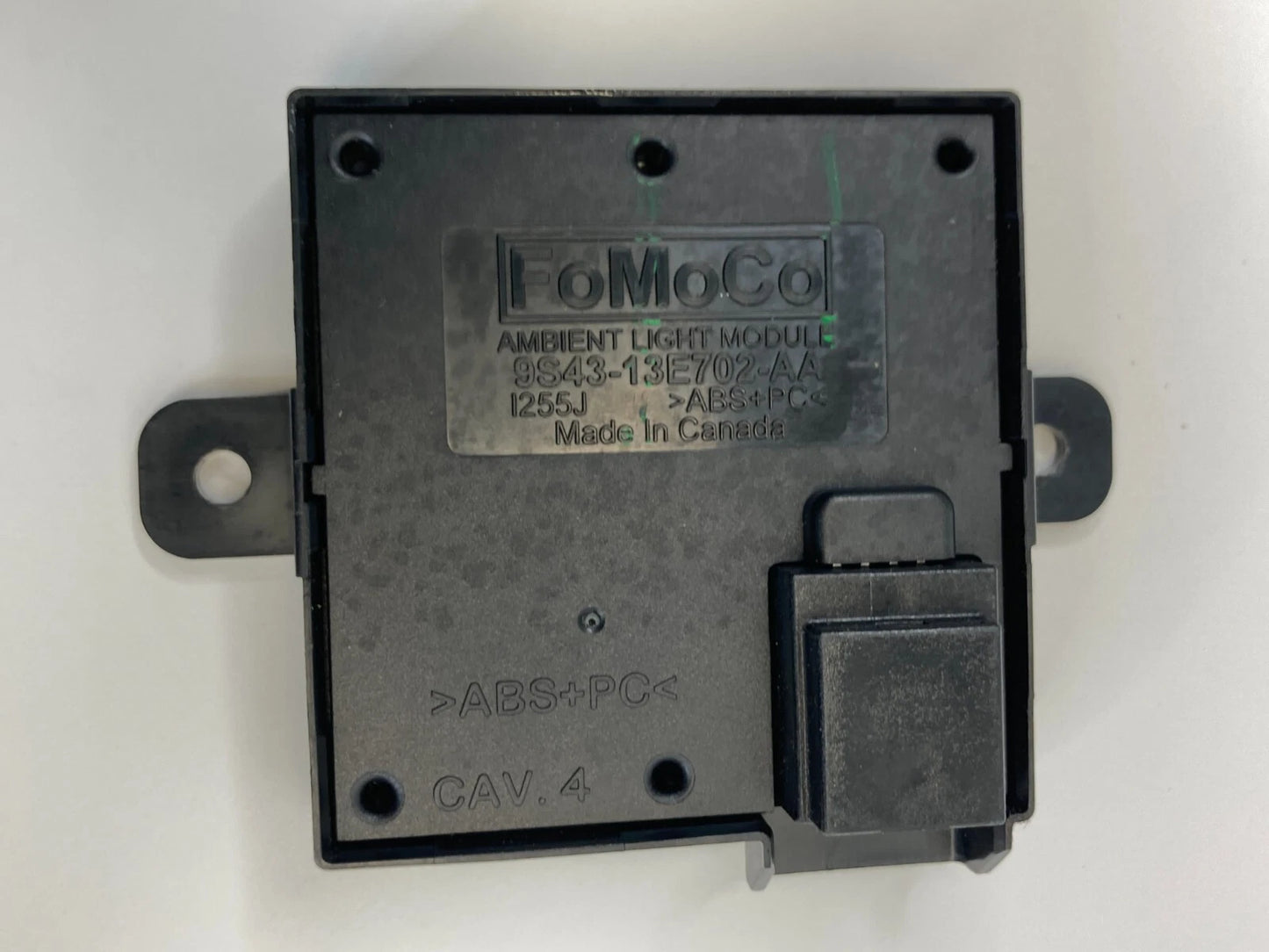 11-19 FORD FIESTA AMBIENT LIGHT CONTROL COMPUTER MODULE UNIT OEM 9S4313E702AA