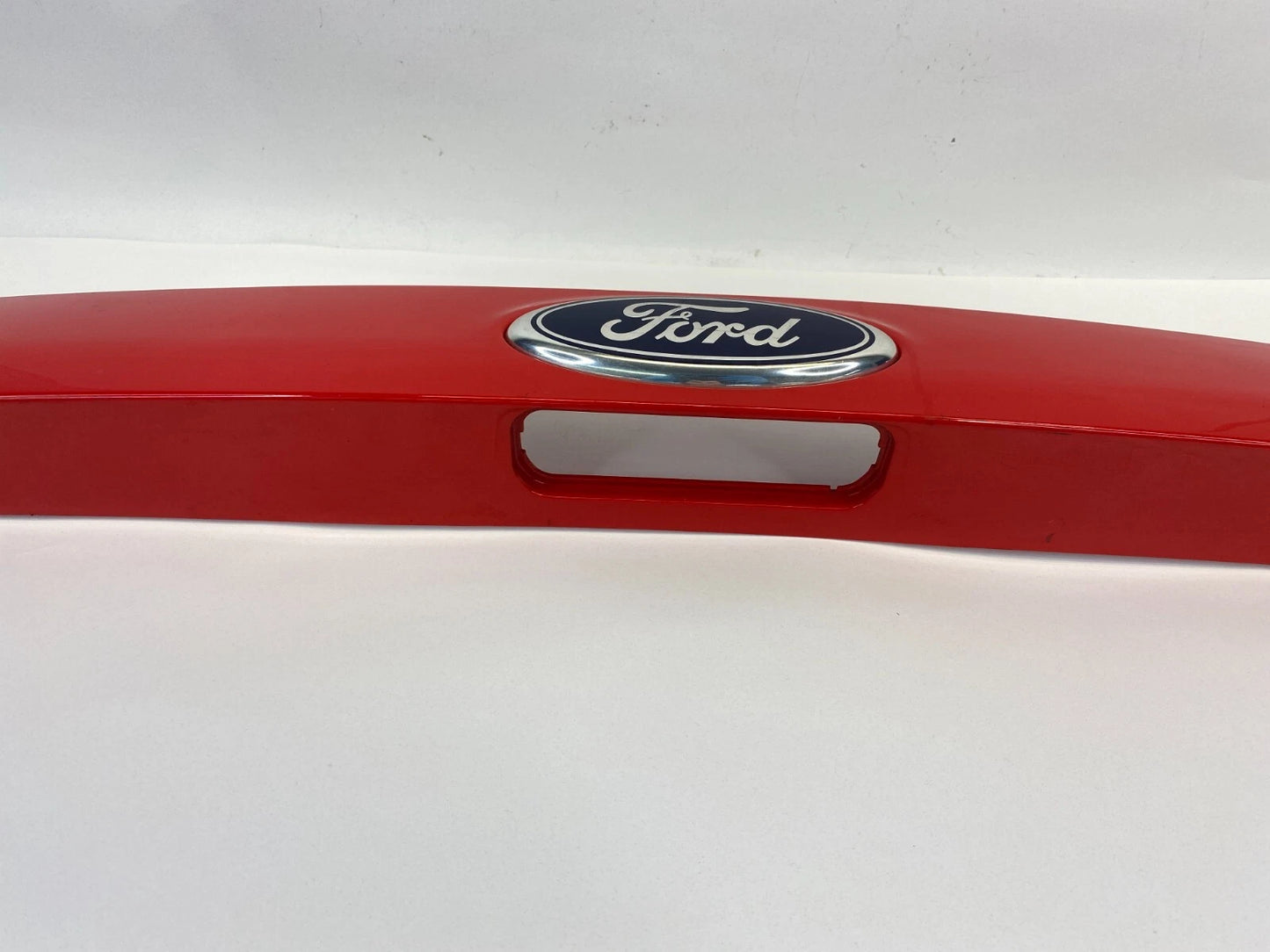 12-14 FORD FOCUS SEDAN REAR TRUNK TRIM MOLDING EMBLEM HANDLE BM51-F43404 RED OEM