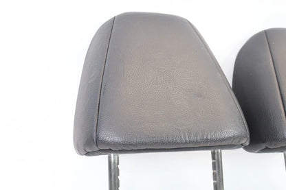 2016-2022 HONDA PILOT FRONT LEFT RIGHT SEAT HEADRESTS PAIR BLACK LEATHER OEM