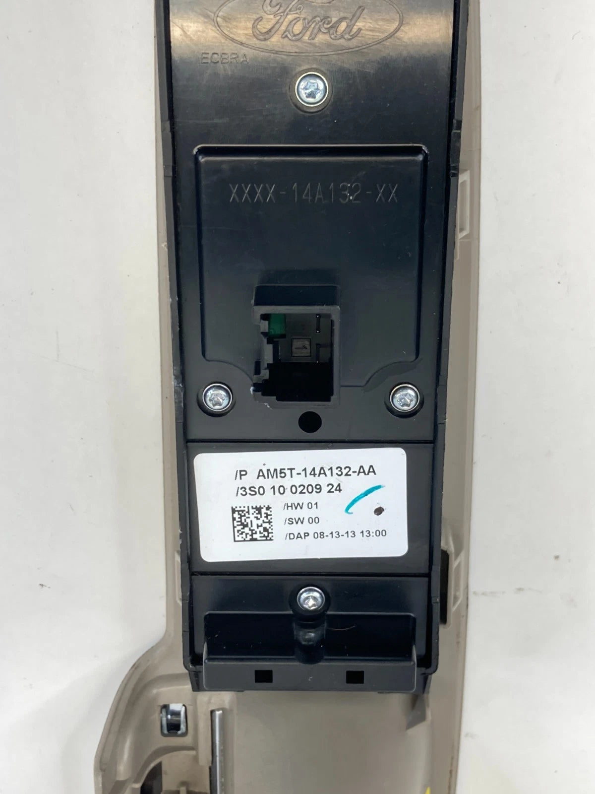 2013-2018 FORD C-MAX FRONT LEFT SIDE MASTER WINDOW SWITCH W BEZEL CJ54S26691 OEM