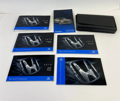 10 2010 HONDA ACCORD CROSSTOUR OWNER'S OWNERS MANUAL GUIDE BOOK SET W/ CASE OEM