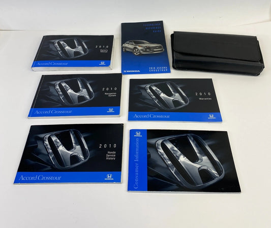 10 2010 HONDA ACCORD CROSSTOUR OWNER'S OWNERS MANUAL GUIDE BOOK SET W/ CASE OEM