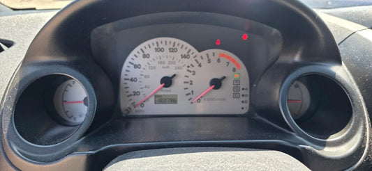 2000-2002 MITSUBISHI ECLIPSE SPEEDOMETER CLUSTER GAUGES 183K MILES OEM MR320603