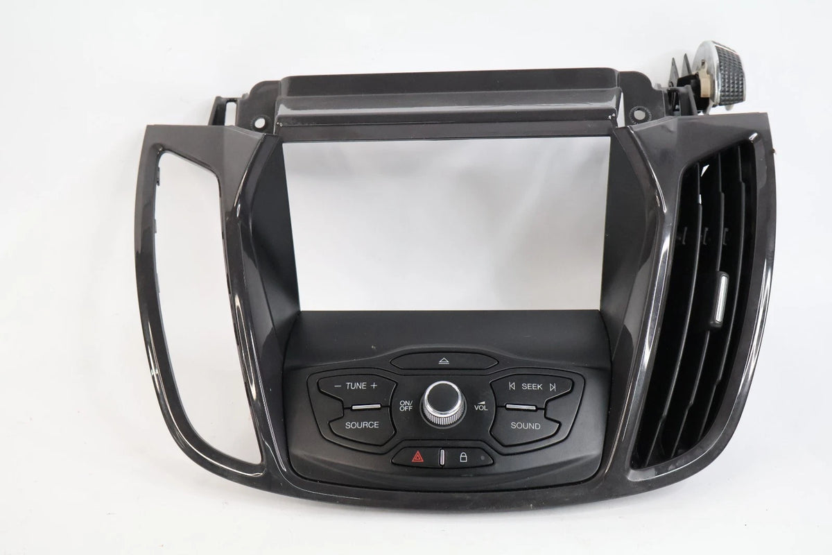 2013-2016 FORD ESCAPE DASH RADIO CONTROL PANEL SWITCH FACEPLATE W/ TRIM BEZEL