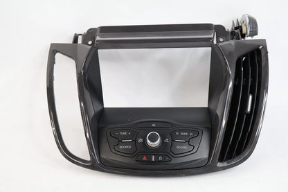 2013-2016 FORD ESCAPE DASH RADIO CONTROL PANEL SWITCH FACEPLATE W/ TRIM BEZEL