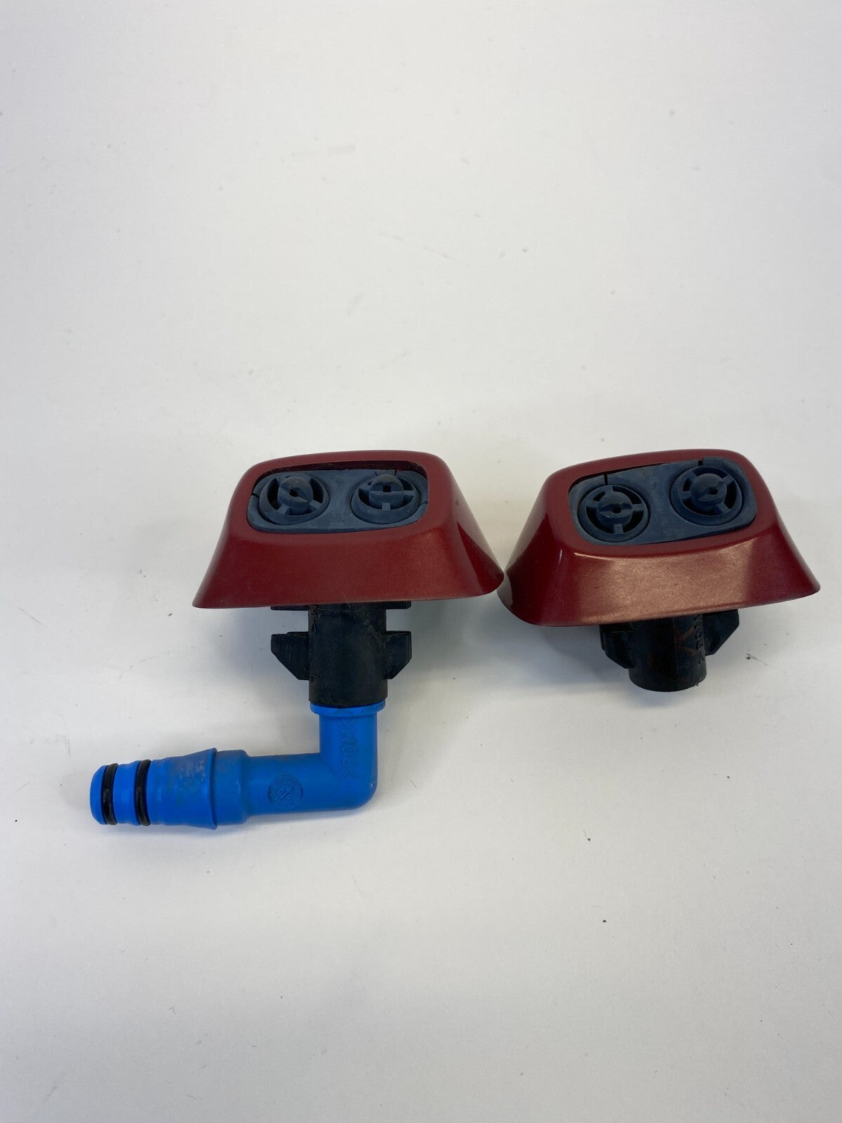 04-11 Saab 9-3 Front Left Right Headlight Windshield Wiper Washer Nozzle Set OEM