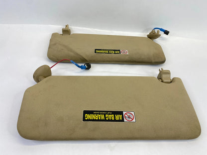 2008-2012 HONDA ACCORD LEFT & RIGHT DRIVER & PASSENGER SUN VISOR SUNVISOR PAIR