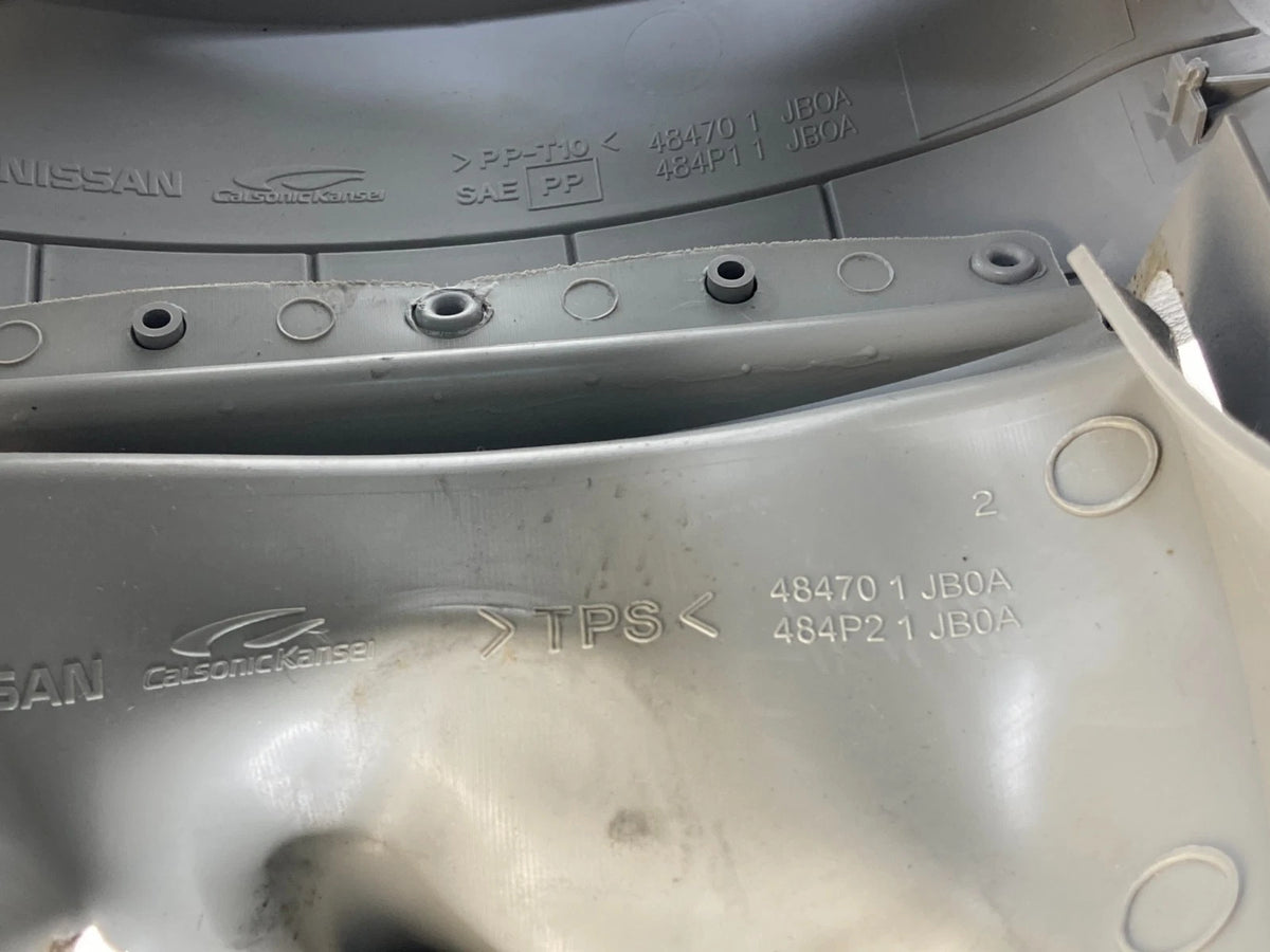 11-17 NISSAN QUEST STEERING COLUMN UPPER & LOWER COVER SHROUD BEZEL 48470-1JB0A