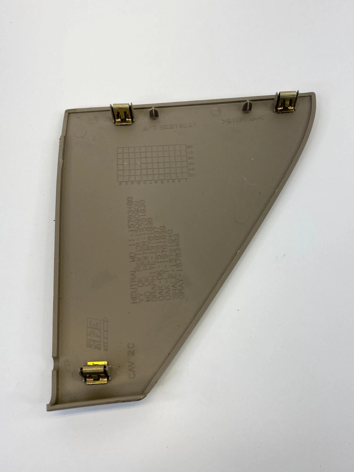 2003-2006 CHEVROLET AVALANCHE 4-DR DASHBOARD RIGHT END CAP COVER TRIM 15761840