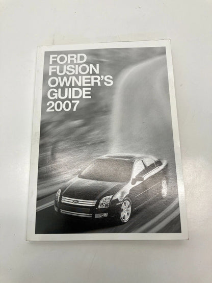 2007 07 FORD FUSION SEL SEDAN OWNER'S MANUAL GUIDE & WARRANTY GUIDE W/ CASE OEM