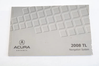 2008 ACURA TL OWNERS MANUAL CONSUMER INFO WARRANTY BOOK NAVIGATION & CASE