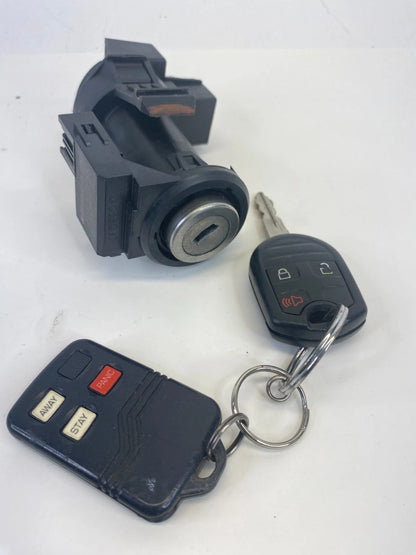 2014 FORD FLEX IGNITION 3.5L V6 A/T SWITCH LOCK CYLINDER W/ KEY BT4T-15607-AA