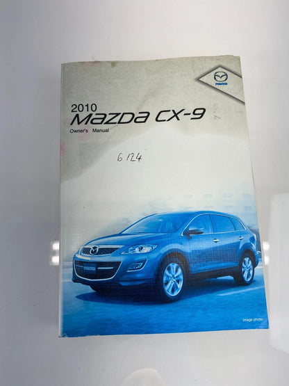 2010 10 MAZDA CX-9 OWNER'S MANUAL MAINTENACE WARRANTY GUIDE BOOK W /CASE OEM