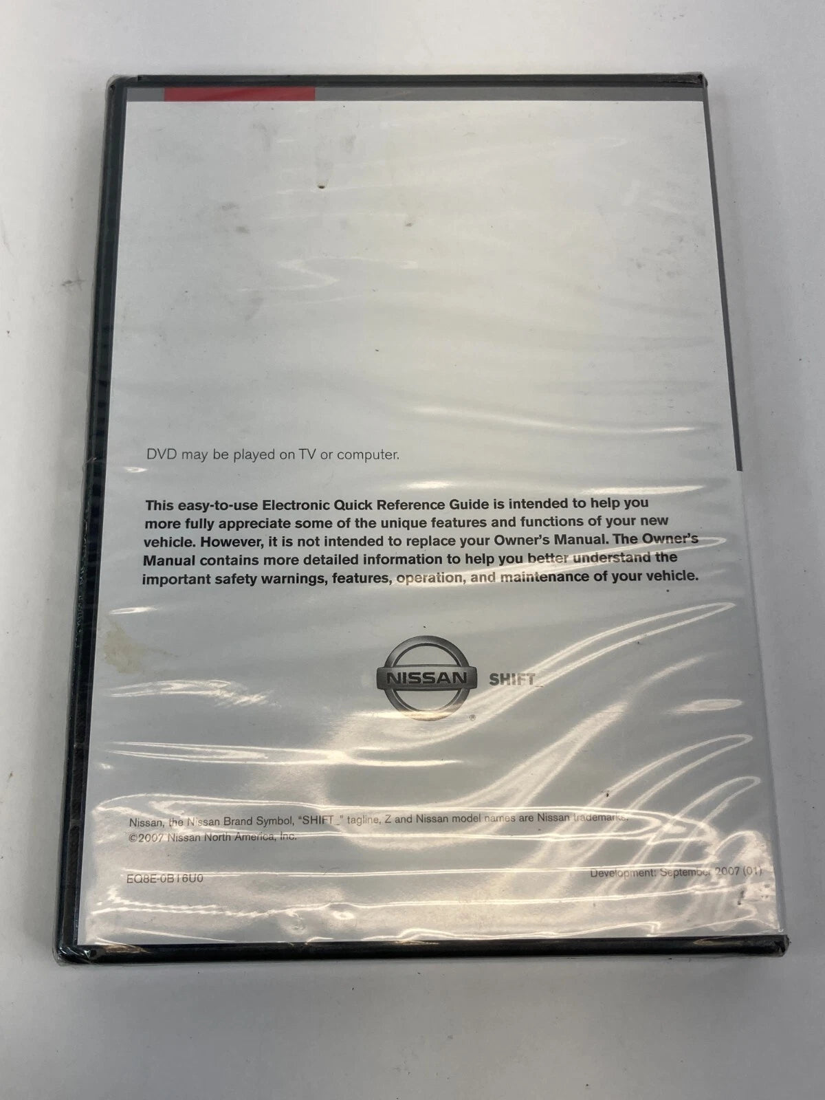 2008 08 NISSAN SENTRA ELECTRONIC QUICK REFERENCE GUIDE BOOK OEM