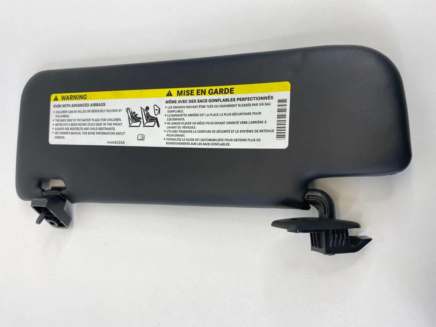 2012-2016 FIAT 500 HATCHBACK FRONT RIGHT PASSENGER SIDE SUNVISOR SUN VISOR OEM
