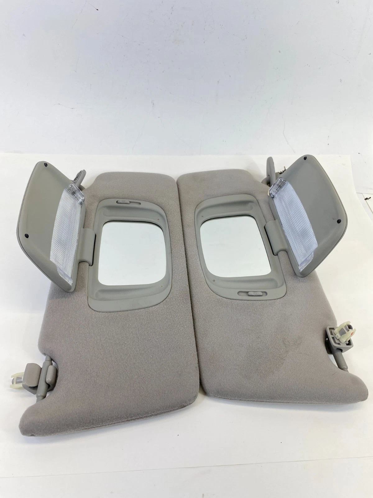 2007-2009 LEXUS RX350 SUV LEFT & RIGHT SUN VISOR SHADE SET PAIR W/ ILLUMINATED