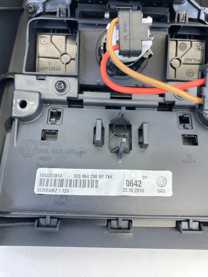 2011-2017 VOLKSWAGEN CC REAR CENTER PANEL W/ AIR VENT & POWER OUTLET 3C0864298