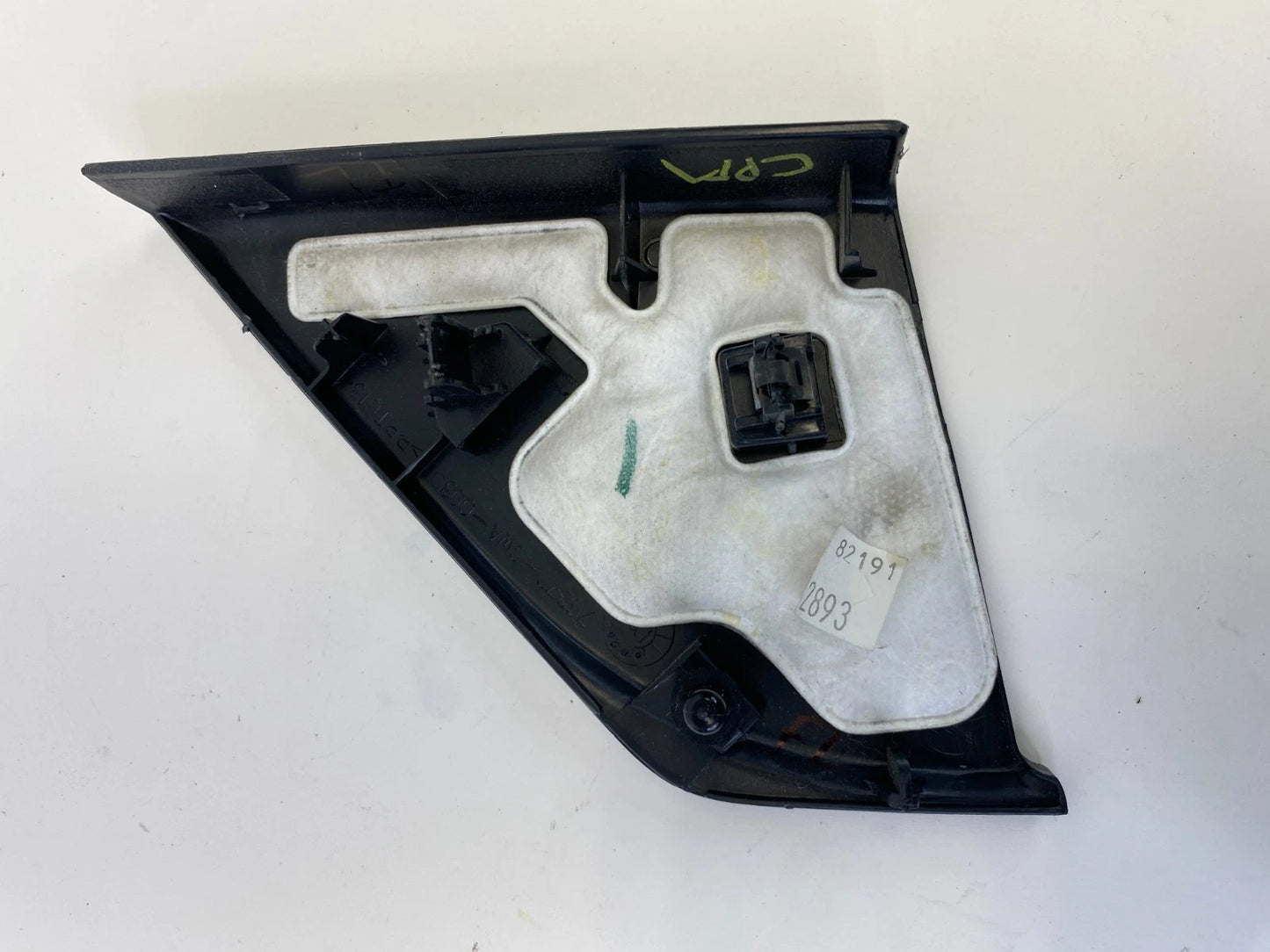 07-11 HONDA CR-V FRONT LEFT DOOR INTERIOR MIRROR COVER TRIM 76270-SWA-0030 OEM
