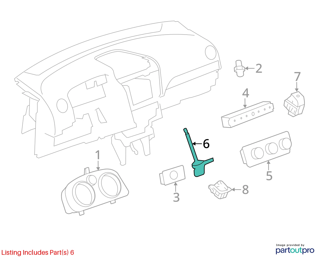2012-2015 CHEVROLET CAPTIVA SPORT INTERIOR CABIN AIR TEMPERATURE TEMP SENSOR OEM