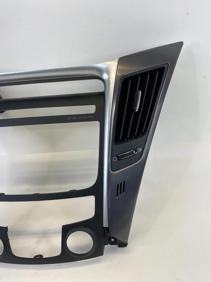 2012-2015 HYUNDAI SONATA BEZEL DASH RADIO PANEL CLIMATE CONTROL W/ AIR VENT OEM