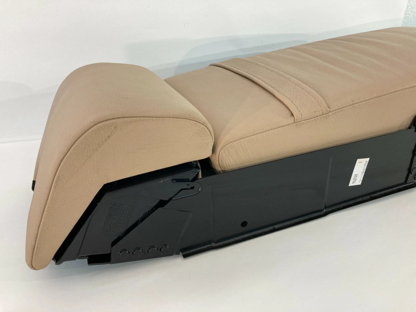 1995-2001 BMW 740IL 740I REAR SEAT MIDDLE ARMREST ARM REST BEIGE ASSEMBLY OEM